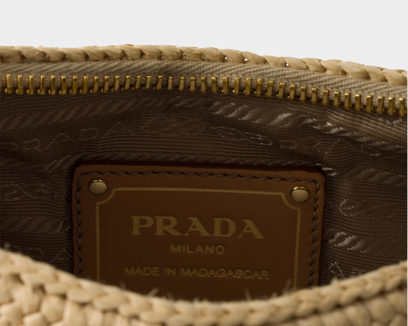 Bolsa Prada Árque trançada