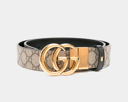 Cinto Gucci GG Marmont dupla face