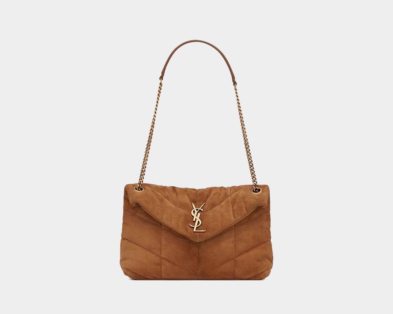 Bolsa YSL Puffer em Couro Nappa