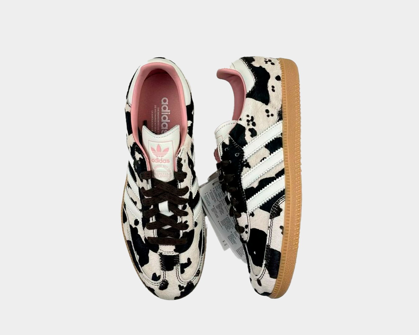 Tênis Adidas Samba OG "Cow Print" Vaquinha