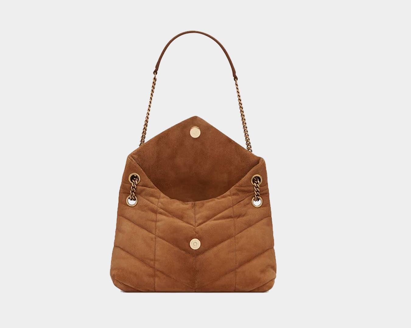 Bolsa YSL Puffer em Couro Nappa