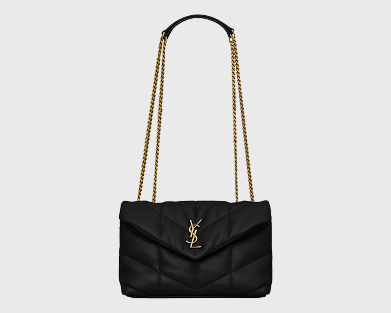 Bolsa YSL Puffer em Couro Nappa