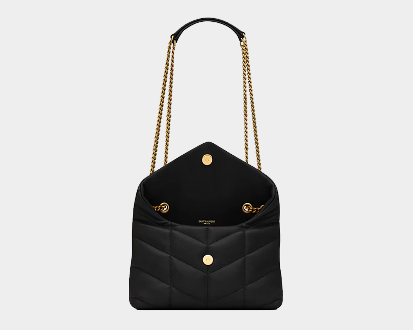 Bolsa YSL Puffer em Couro Nappa
